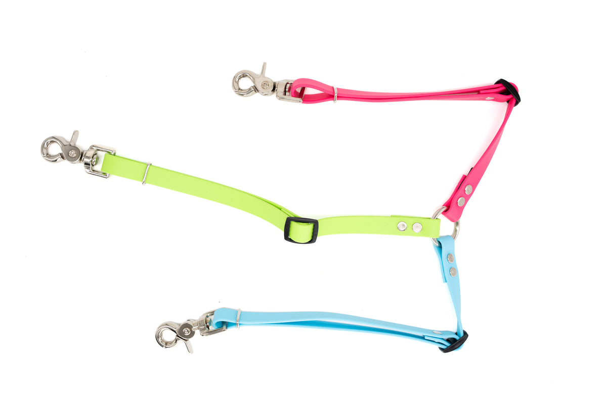 3-Way Leash Splitter | BIOTHANE | Coupler to Walk 3 dogs with 1 Leash | Waterproof