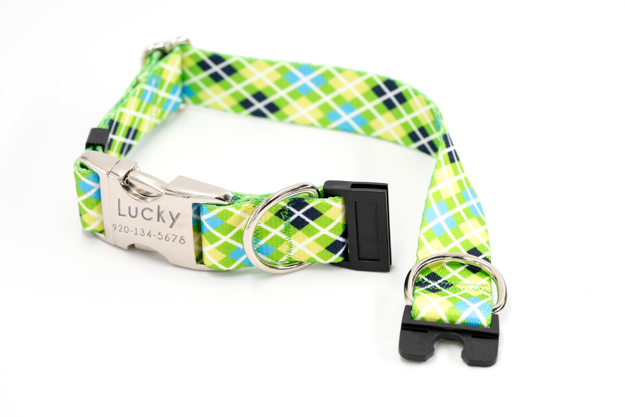 BREAKAWAY Personalized "Lucky Dog" Patterned Collar