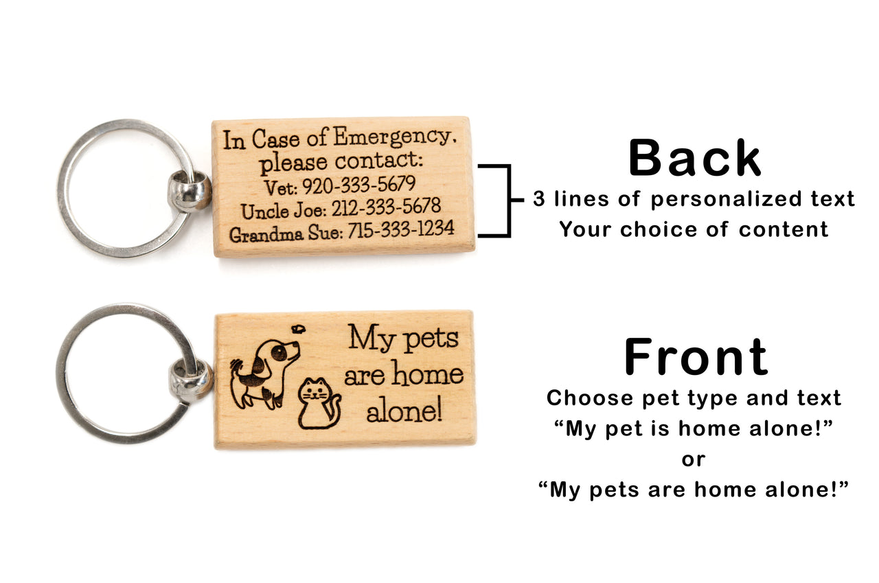 Home Alone Pet Rescue Keychain