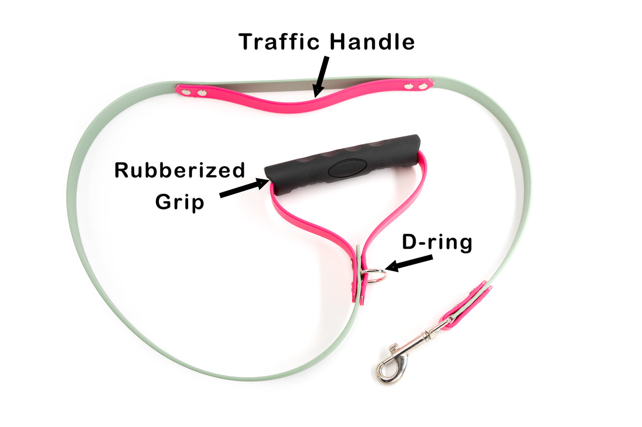 Waterproof Biothane - Leashes | 15 colors | 3 widths