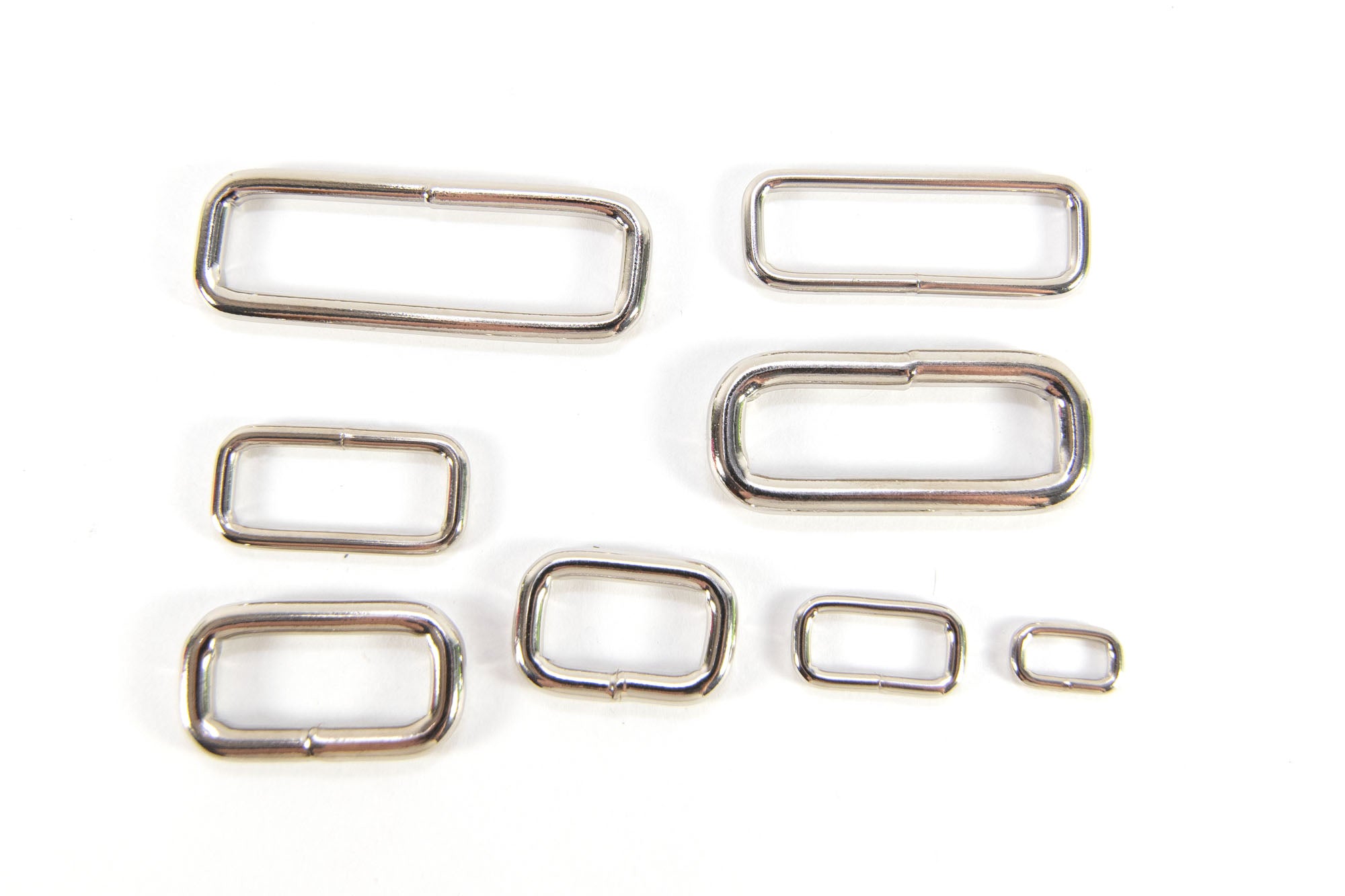 Welded Rectangle Rings Welded Rectangle Rings for martingale collars - 7 sizes