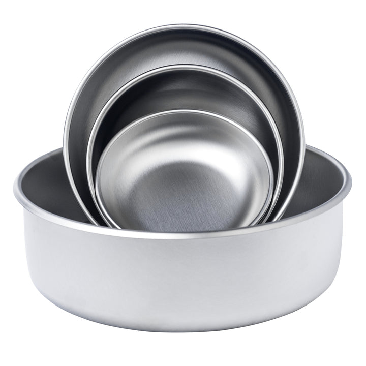 Stainless Steel Dog Bowls | Made in USA | by Basis Pet