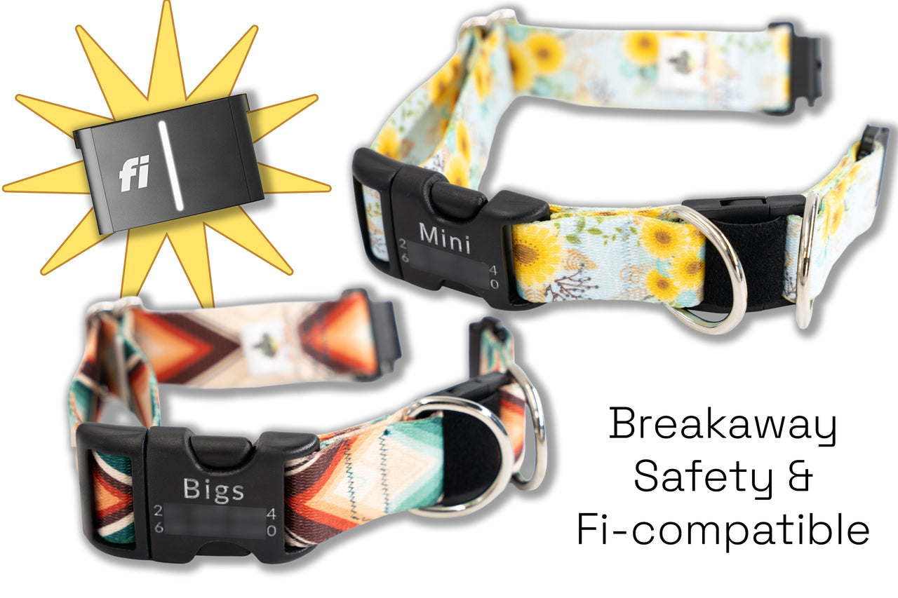 PRINTS - Fi Compatible BREAKAWAY Collars | 25 prints | Series 3/3+ - Fox Valley Pet Wear