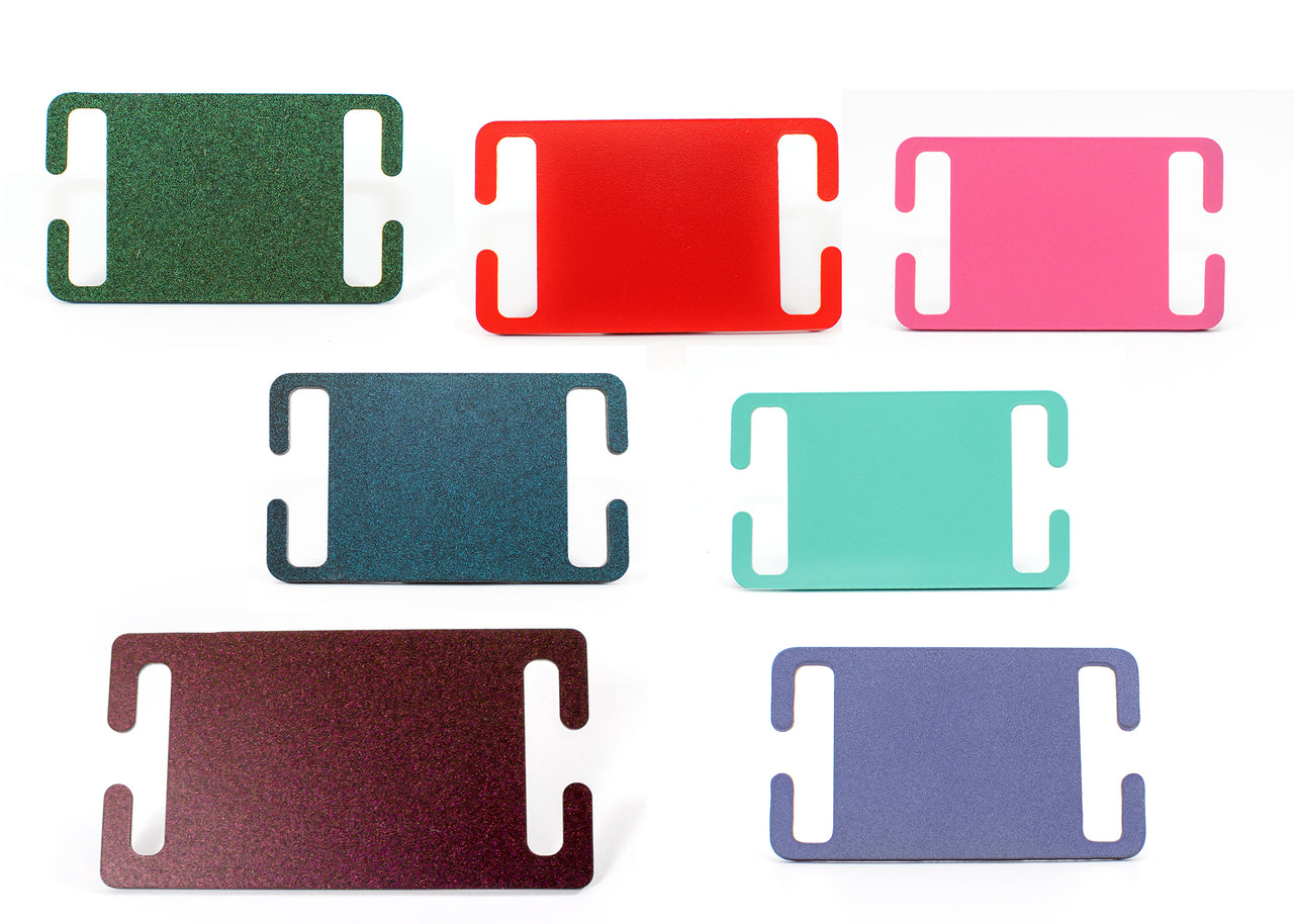 RETIRED COLORS | Jingle-Free Silent ID Tags | Stainless Steel | Ceramic color coating