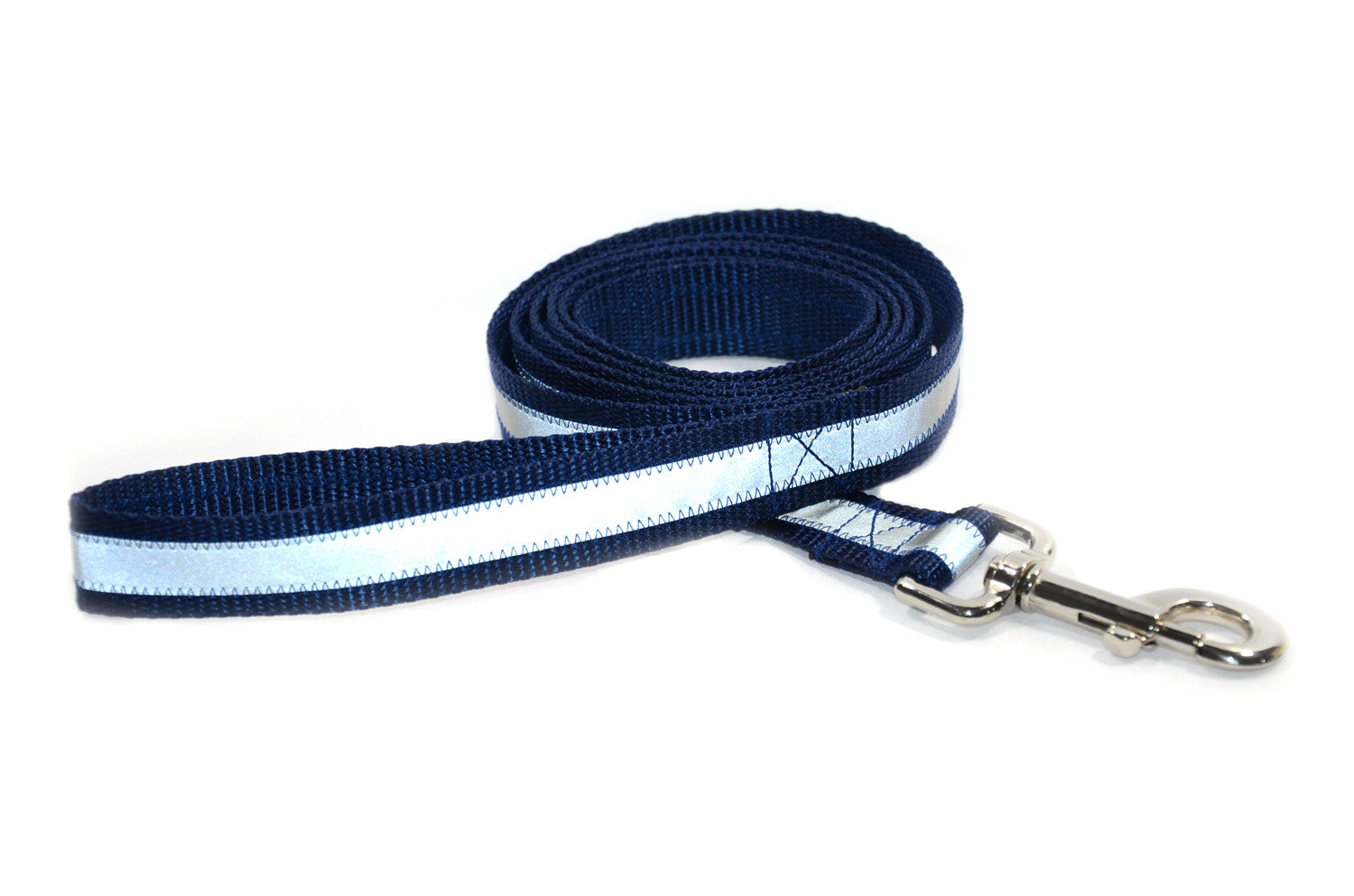 Reflective OR Solid Leashes - heavy duty webbing - made in the USA! - Fox Valley Pet Wear