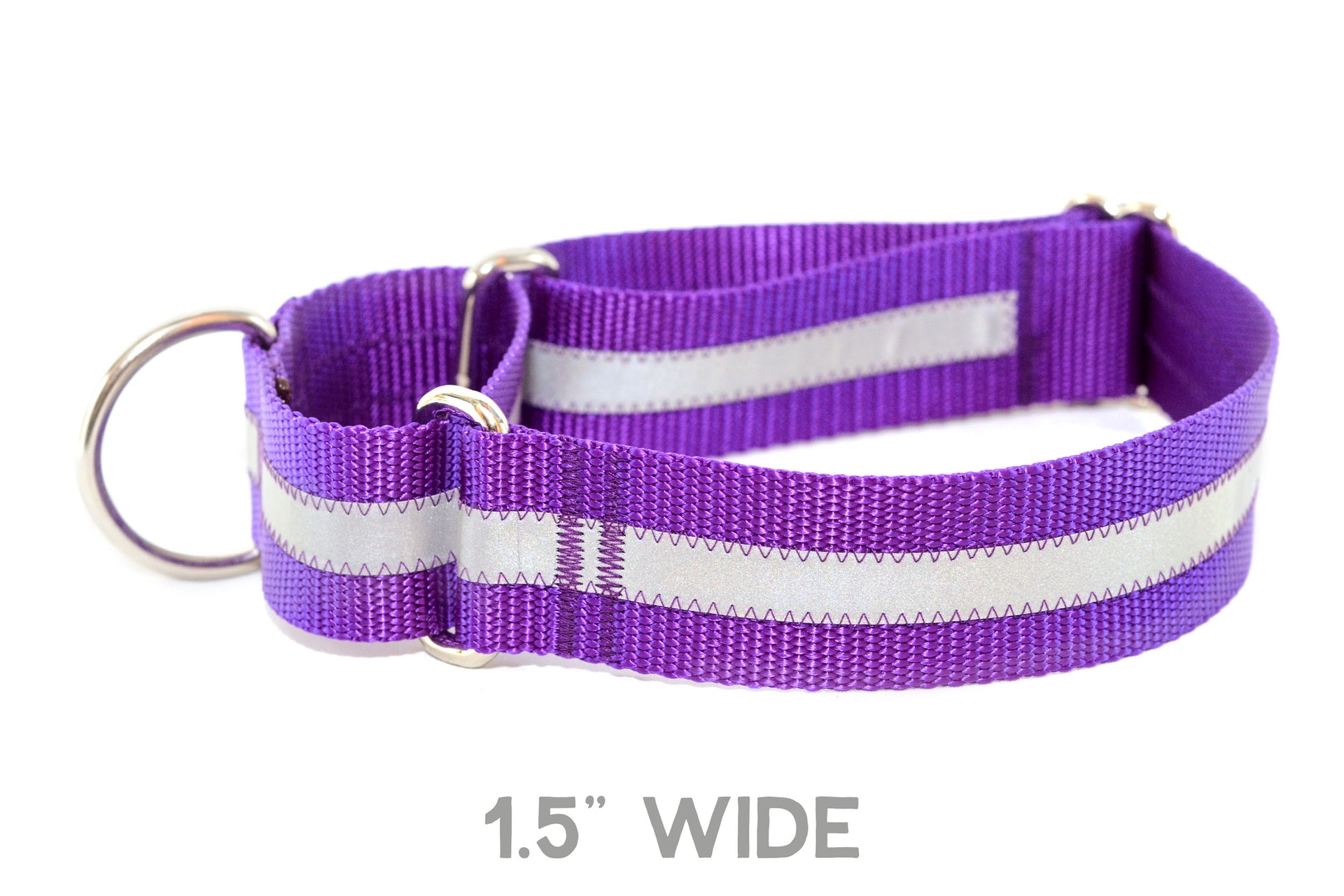 Martingale Dog Collar | Solid or Reflective | 4 widths! - Fox Valley Pet Wear