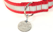 Round Stainless Steel Pet ID Tag - by Boomerang - Fox Valley Dog Collars