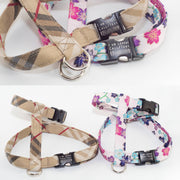 Choose-A-Fabric 5/8" or 3/4" Cat or Rabbit Harness, H-style - Fox Valley Dog Collars