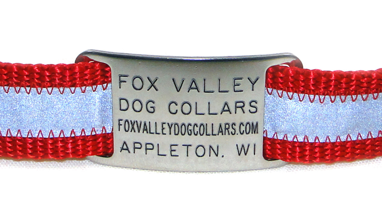 Stainless Steel Jingle-Free Pet ID Tag - by Boomerang - Fox Valley Dog Collars