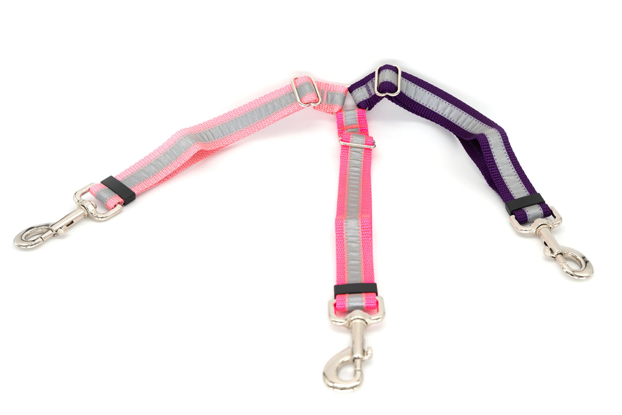 Reflective 3 Way Coupler - walk 3 dogs with one leash!