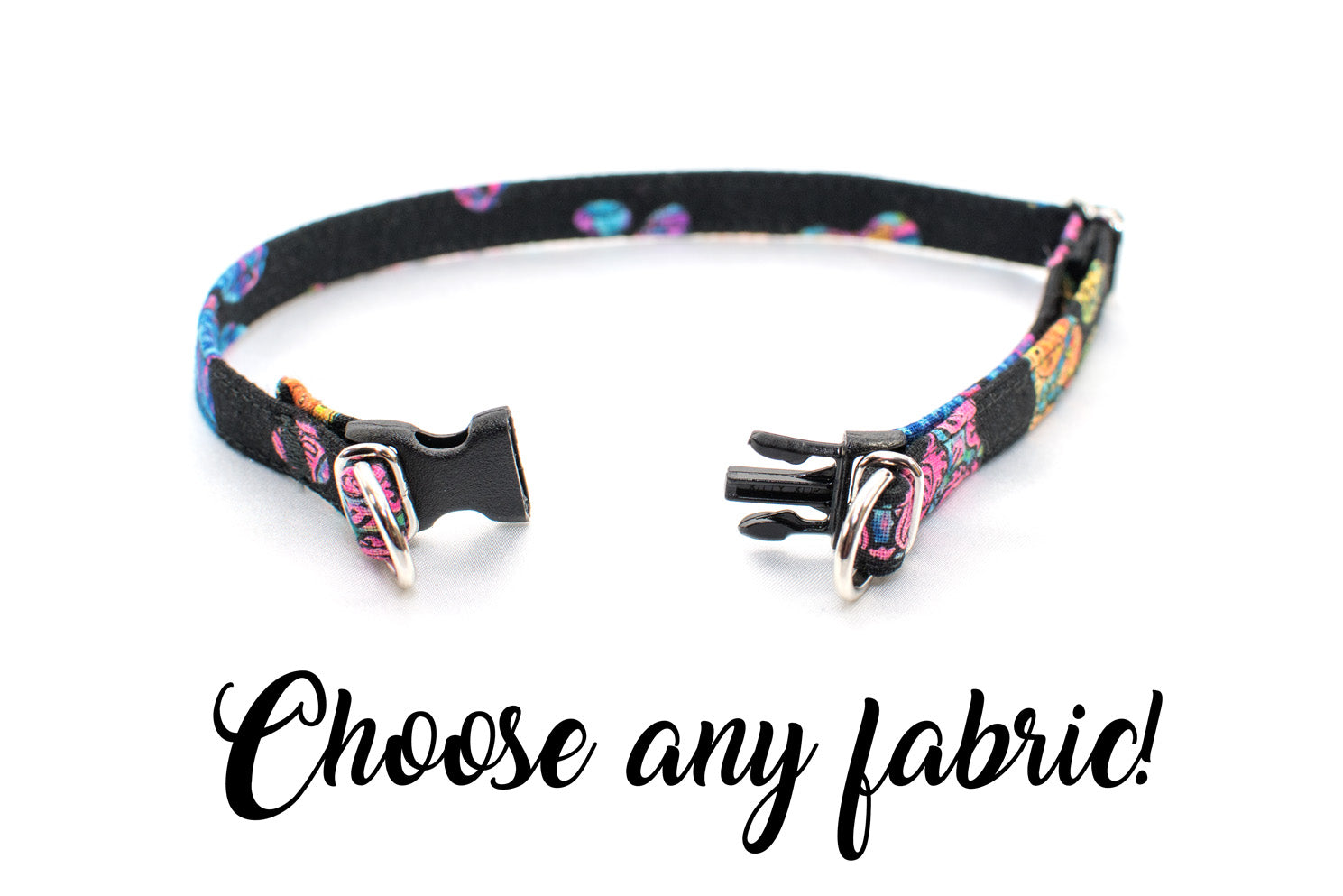 3/8" Choose-a-Fabric BreakAway Dog Collar - for small dogs - Fox Valley Dog Collars