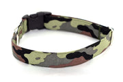 Army Camouflage Adjustable Dog Collar - Fox Valley Pet Wear