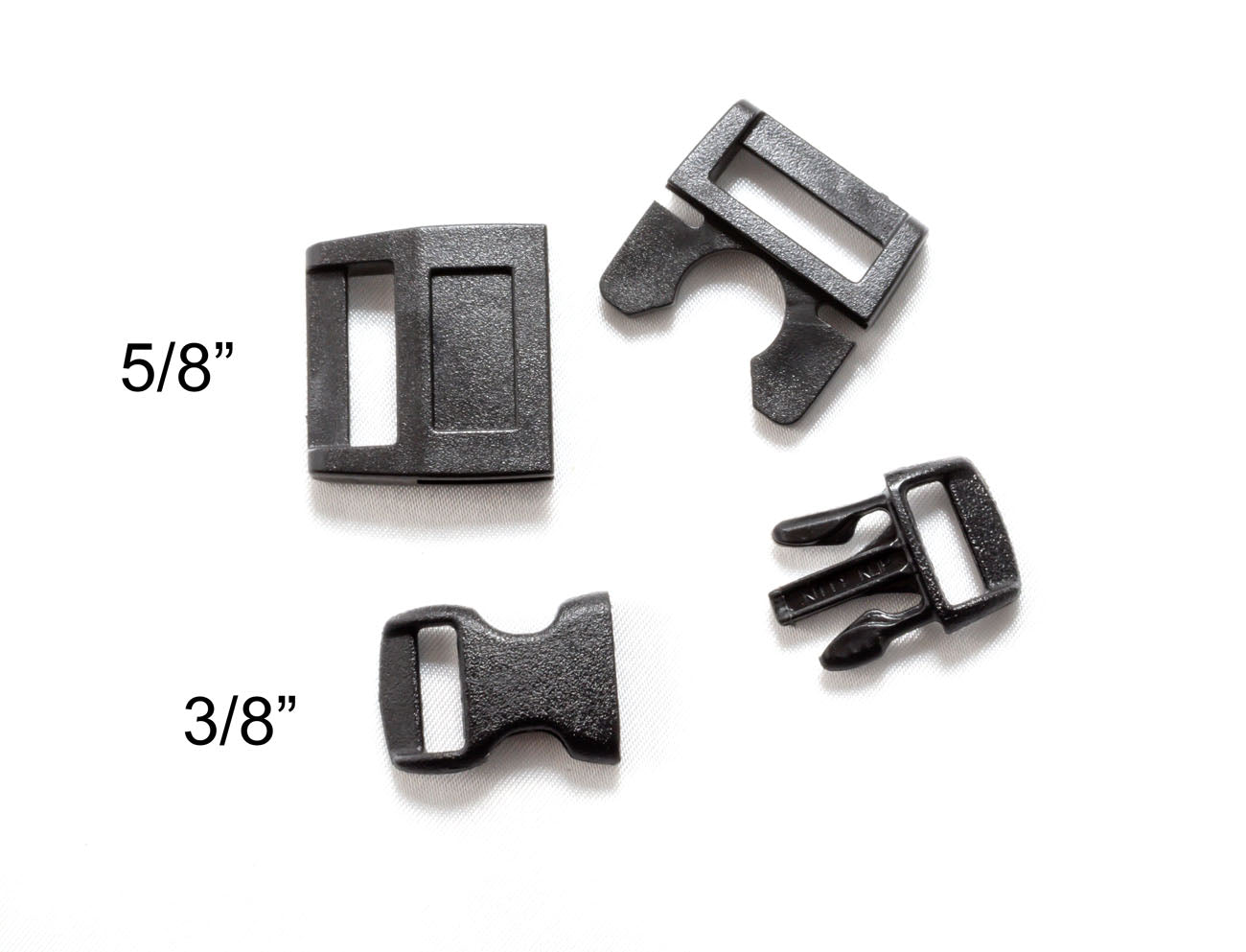 Breakaway Cat Collar Hardware Kit - D rings - Slides - Buckle - Bell