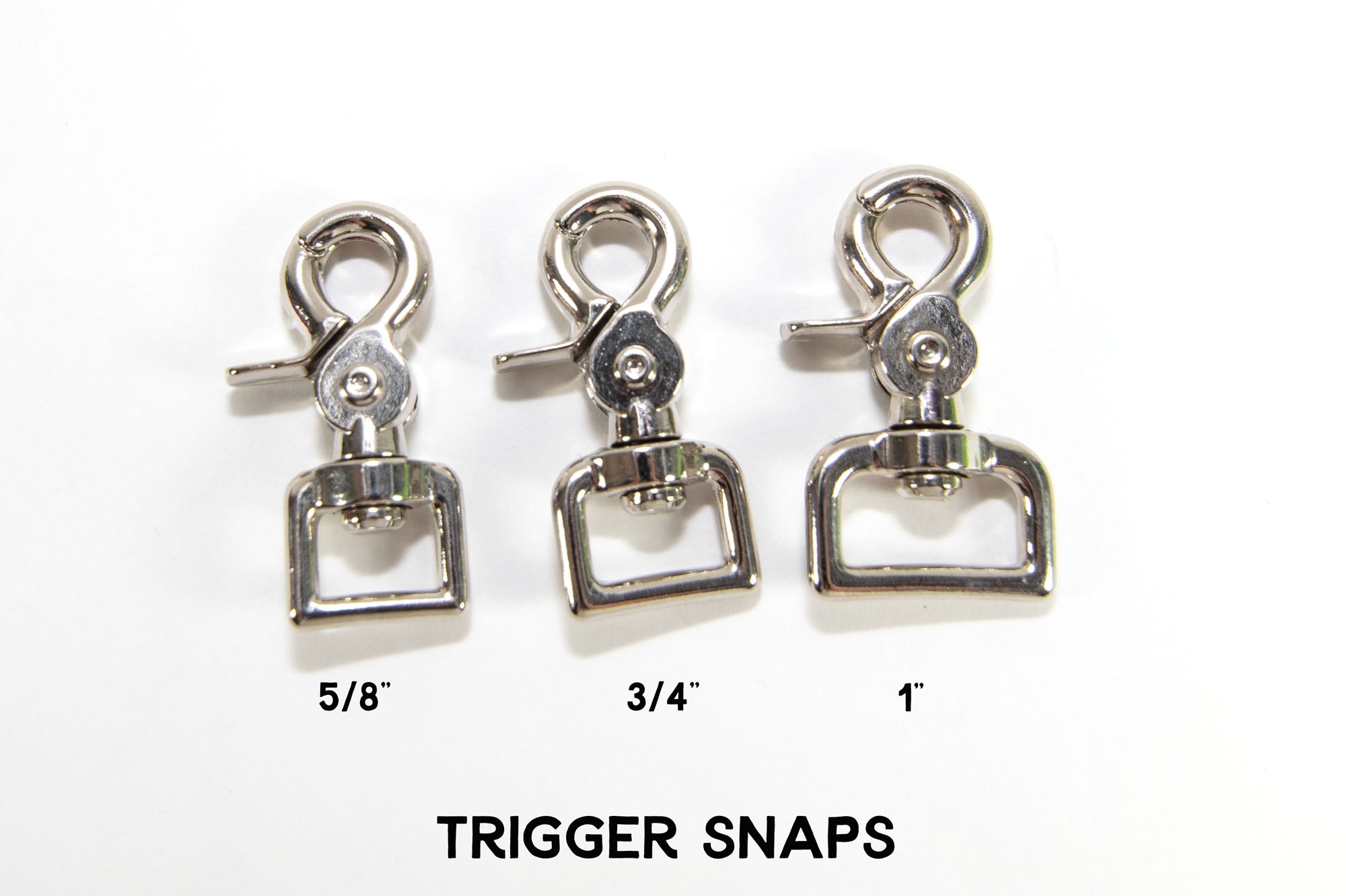 2x Small Swivel Snap Hooks in Gunmetal. 1cm (3/8) or 1.3cm (1/2). Nickel  Free - Who Says Sew