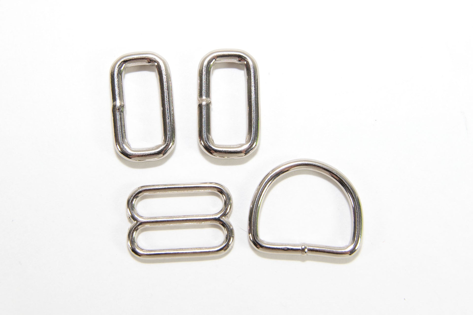 Welded D-Rings in Nickel Plated Steel - Wholesale Options