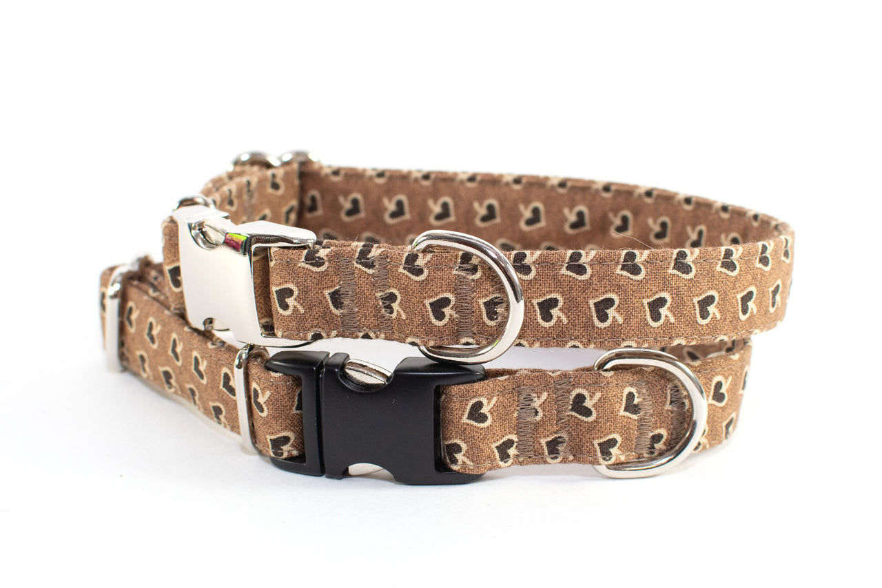 Lovely Spades adjustable dog collar, small - Fox Valley Pet Wear