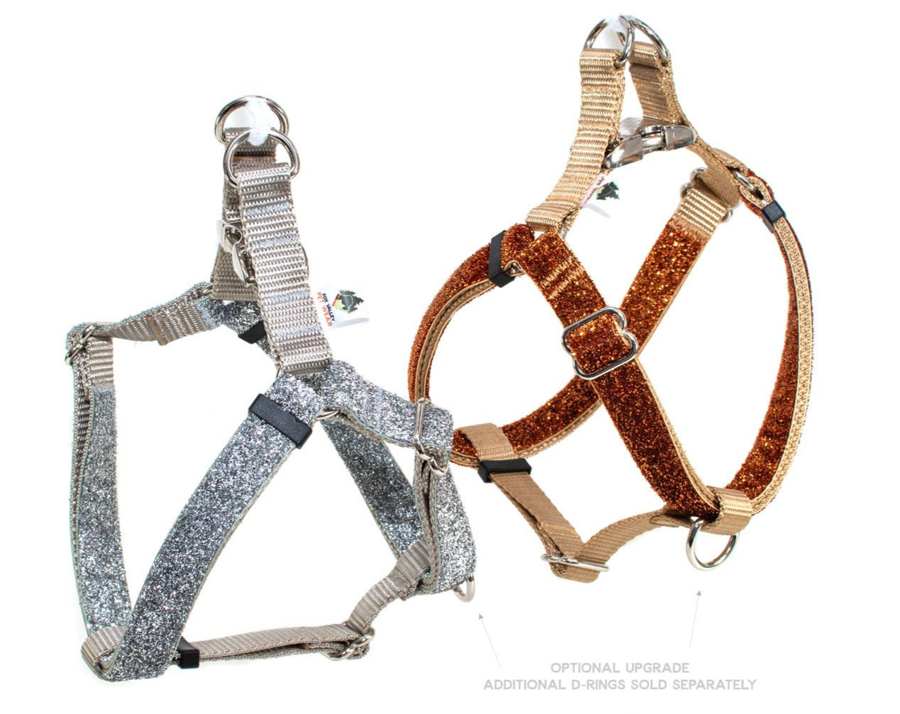 3/4" wide Sparkle and Bling Step-In Dog Harness - Fox Valley Pet Wear