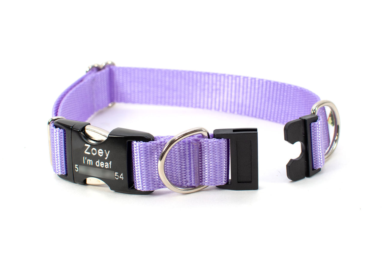 BREAKAWAY Dog Collar | Solid or Reflective | 20 colors | 4 widths - Fox Valley Pet Wear