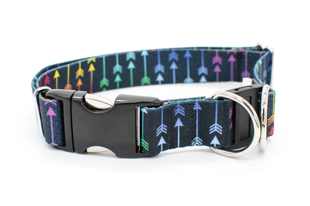 BREAKAWAY Personalized "Rainbow Arrows" Dog Collar