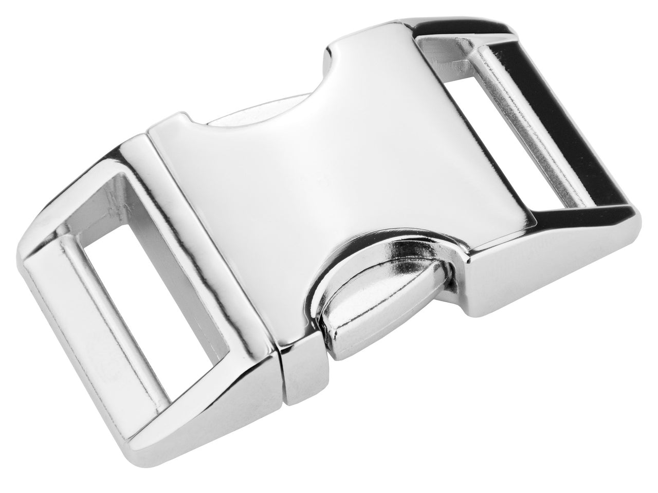 Aluminum Side Release Buckles - black or silver - Fox Valley Dog Collars