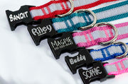 UPGRADE  - Personalized Metal ID Buckle - Fox Valley Dog Collars