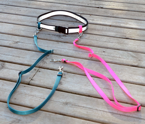 ULTA-Leash™ Hands Free Multi Dog Leash System - Reflective - Fox Valley Dog Collars